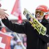 Skispringer Richard Freitag siegte auch in der Schweiz.