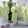 Das Team der Corona-Station der Donau-Ries-Klinik in Donauwörth kämpft jeden Tag an vorderster Front gegen das Virus – auch jetzt, an Weihnachten. 	