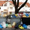 So sah es am Montag in Göggingen aus. Am Dienstag kommt die Müllabfuhr endlich wieder, um den Restmüll abzuholen. 