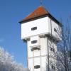 Seit mehr als 100 Jahren prägt der Kleinaitinger Wasserturm das Landschaftsbild der Gemeinde.
