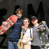 Auch die Skateboarder kamen beim „Rampa Zamba“ voll auf ihre Kosten. Max, Nina und Collin freuten sich über das Angebot. 