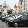 Parken in Aichach bleibt kostenpflichtig: Parkplatz Stadtplatz Aichach Stadtmitte
