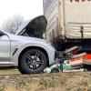 Auf der Bundesstraße 25 bei Ebermergen hat es am Donnerstagvormittag einen Unfall gegeben.