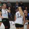 Solche Jubelposen wie bei Ekatarina Steber (v. links), Sonja Auer und Lynn Drigalski gab es bei den Volleyballerinnen der DJK Augsburg-Hochzoll zuletzt häufiger zu sehen, schließlich sind sie Tabellenführer in der dritten Liga Ost. 
