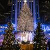 Der wohl berühmteste Weihnachtsbaum der Welt steht vor dem Rockefeller Center in New York City.