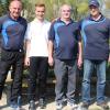Achim Schreiber, Oliver Fleissner, Anton Huber und Gerald Zajitschek sorgten für den ersten Freiluftsieg des Jahres für den VSC Donauwörth.  	