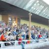 Volle Tribüne im Heinrich Oßwald-Fußballstadion – ein Archivbild aus besseren Tagen der Sportvereinigung Au. Nachdem nun Sponsoren und treue Mitglieder die Schulden der SpVgg getilgt haben und sich ein Vorstand hat wählen lassen, könnte auch der sportliche Erfolg Schritt für Schritt zurückkehren. 