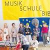 Beim Info-Konzert der Musikschule Biberbach zeigten die Kinder der Musikalischen Früherziehung unter der Leitung von Carolin Jantschura, was sie schon alles gelernt hatten.  