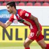 Der 1. FC Heidenheim (im Bild Tim Kleindienst nach dem 1:1) darf weiter von der Ersten Liga träumen. Gegen den direkten Konkurrenten Hamburg siegte der FCH durch einen Treffer in letzter Sekunde mit 2:1 und hat nun zumindest das Erreichen der Relegation in der eigenen Hand. 	