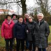 Mathilde Hafner, Aloisia Dudik, Marianne Hurler, Susanne Schmidt-Fischer, Rosmarie Schütz und Gertrud Gebele (von links) sind seit vielen Jahren Mitglieder der Selbsthilfegruppe Schlaganfall.  	
