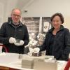 Die Archäologen Volker Babucke und Ursula Ibler haben die Mittelalter-Ausstellung inhaltlich konzipiert.