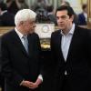 Der griechische Präsident Prokopis Pavlopoulos und Premierminister Alexis Tsipras.