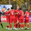 Die Rainer Bayernliga-Fußballer können sich nach dem Sieg in Sonthofen über drei wichtige Punkte im Abstiegskampf freuen. Foto: Gerd Jung