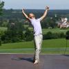 In diesem Jahr zeigt das Eukita-Ensemble "Rainbow Meditations", unter anderem mit Hannes Langanky und Musiker Fred Brunner (rechts) auf der Waldbühne Anhausen.