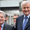 Joachim Gauck zu Besuch in München: Gauck kann bei der Bundespräsidenten-Wahl diesmal auf breite Unterstützung aus Bayern zählen.