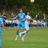 Der SV Cosmos Aystetten (links Maximilian Heckel) geht nach einem 2:2 gegen Germaringen in die Relegation zur Landesliga.