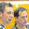 KSC-Trainer Dieter Braun (rechts) kann dem Spiel gegen Landsberg recht gelassen entgegensehen.