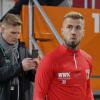 Niklas Dorsch fehlte am Dienstag beim Training des FC Augsburg wegen Fiebers. 

