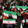 Novum: Iranische Frauen beim Länderspiel gegen Bolivien.