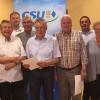 Bei der CSU Gessertshausen wurden vom Vorstand mehrere Mitglieder für 40-jährige Mitgliedschaft geehrt.  	