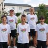 Die erfolgreichen Bambini 12 des TSV Ober-/Unterhausen: (Von links) Alexander Best, Dilyana Vicheva, Lukas Geier, Raluca Burla und Ewa Krzyzanowski.  	
