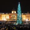 Der Weihnachtsbaum auf dem Trafalgar Square im Zentrum Londons wurde 2019 als "erbärmlich" verspottet.