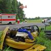 Bei einem schweren Verkehrsunfall nahe Neuburg an der Kammel wurden fünf Personen teils schwer verletzt.