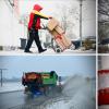 Regen, Schnee und Eis haben Straßen und Gehwege in weiten Teilen im Landkreis Neu-Ulm in gefährliche Rutschbahnen verwandelt. Die Folgen aber hielten sich in Grenzen.