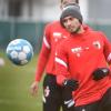 Ricardo Pepi wurde am Montag offiziell beim FC Augsburg vorgestellt und nahm auch gleich am Training teil.