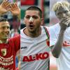 Gesichter sind Geschichten. Markus Weinzierl, Sascha Mölders und Aristide Bancé prägten - jeder auf seine Weise - die Saison des FC Augsburg.