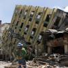 Umgefallene Häuser in Pontejo: Die Zahl der Toten nach dem schweren Erdbeben in Ecuador steigt weiter.
