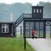 Der Eingang des Stutthof Museums in Polen, in dem an die Verbrechen im ehemaligen Konzentrationslager Stutthof erinnert wird.