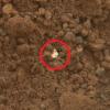 Ein seltsames Teilchen, das von Marsrover Curiosity gefunden wurde.