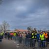 Schon früh machten sich Landwirte aus dem Landkreis auf den Weg nach Nördlingen zum Protest. Der Verkehr staute sich auf der B25 und in der Innenstadt. Über 1000 Traktoren waren auf der Kaiserwiese.