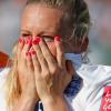 Englands Laura Bassett schoss kurz vor dem Ende der Nachspielzeit das Eigentor, das zur 1:2-Niederlage gegen Japan im WM-Halbfinale führte.