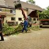 Eine Schneise der Verwüstung hinterließ ein Unwetter am Montag im Landkreis. Die größten Schäden gab es in Großaitingen, auch der Schwabmünchner Stadtteil Birkach war betroffen.