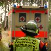 Die erste Rettungsübung im Wald fand nun in Gablingen im Kreis Augsburg statt. Feuerwehr und Rettungskräfte probten für den Ernstfall. 