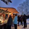 Winterliche Stimmung herrschte am Apfeldorfer Weihnachtsmarkt.