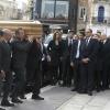 Der Mann und die Söhne der ermordeten Journalistin Daphne Caruana Galizia während der Beerdigung auf Malta.