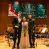 Mozartpreisträger Joshua Brown (links) mit Karisa Chiu und Kaoru Oe.