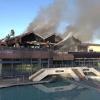 In dem Peißenberger Schwimmbad Rigi Rutsch'n ist ein Großbrand ausgebrochen. Die Löscharbeiten dauern an. 