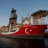 Das türkische Tiefsee-Bohrschiff Kanuni. Im östlichen Mittelmeer ist der Streit um dort vermutete Erdgasvorkommen zwischen den Nato-Mitgliedern Griechenland und Türkei noch nicht beigelegt. 