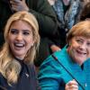 Ivanka Trump und Bundeskanzlerin Angela Merkel nehmen am G20-Gipfel der Frauen in Berlin teil.