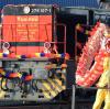 Unterwegs auf der Neuen Seidenstraße: Der „Yuxinou“-Güterzug verkehrt zwischen Chongqing in China und Duisburg. Unser Bild zeigt ihn während des Besuches von Chinas Präsident Xi in Duisburg im Jahr 2014. 
