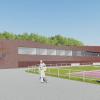 So soll das neue Meringer Sportheim einmal aussehen. Geplant hat es der Meringer Architekt Alen Jasarevic.