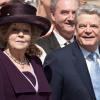Die niederländische Königin Beatrix und Bundespräsident Joachim Gauck bei einem Besuch in Sachen-Anhalt im April. 