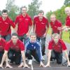 Routiniers und Youngsters schickt Rainer Förg, der neue Trainer des SC Altenmünster, in die Kreisliga West. Vorne von links Sven Buchwald, Diego Rui Ferreira, Florian Späth, Florian Kempter. Hinten von links Antonio Alonso Gonzales, Tobias Ott, Patrick Osterhoff und dessen Vater Oliver Osterhoff, der nicht nur in der Reservemannschaft bei Bedarf aushelfen wird, sondern auch Abteilungsleiter Ewald Kaiser im Management unterstützt. 