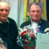 Meitingens Dritter Bürgermeister Werner Grimm (von links) freut sich mit den geehrten Mitgliedern Erich Radiese und Franz Roth, die seit 50 Jahren dem Herbertshofener Gartenbauverein angehören. Auch Vorsitzender Günter Wünsch und Hermann Dirr vom Kreisverband gratulierten. 
