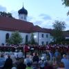 Alle drei Musikkapellen des Musikvereins Rammingen zeigten vor der romantischen Kulisse der Kapelle „Unsere Liebe Frau“ in Oberrammingen ihr ganzes Können. 