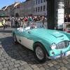 Die Maximilianstraße in Augsburg stand am Sonntag im Zeichen der Fuggerstadt Classic. Dort gab es über hundert Oldtimer zu bestaunen.